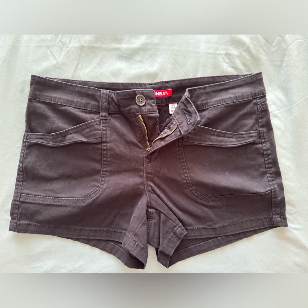 UNIONBAY Women's Black Cargo Shorts